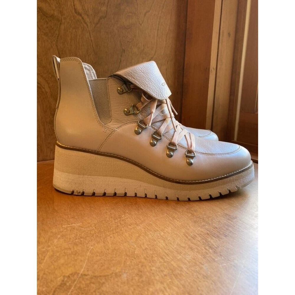 Cole Haan Women's Zerogrand Wedge Hiker Ankle Boot Pumice Stone 11B‎ NIB